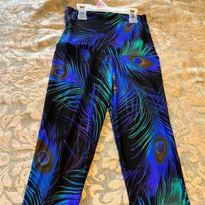 Emily Hsu Designs - High Rise Peacock Leggings - Size Small